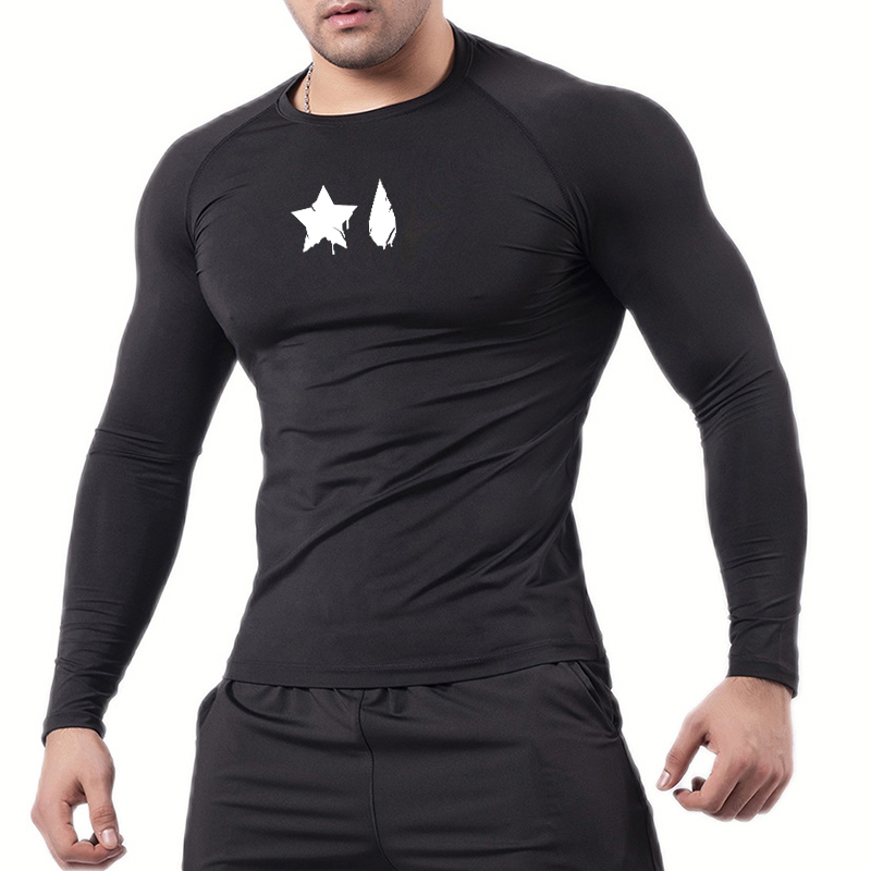Spider Print Compression Shirt - Base Layer Top 评论和价格