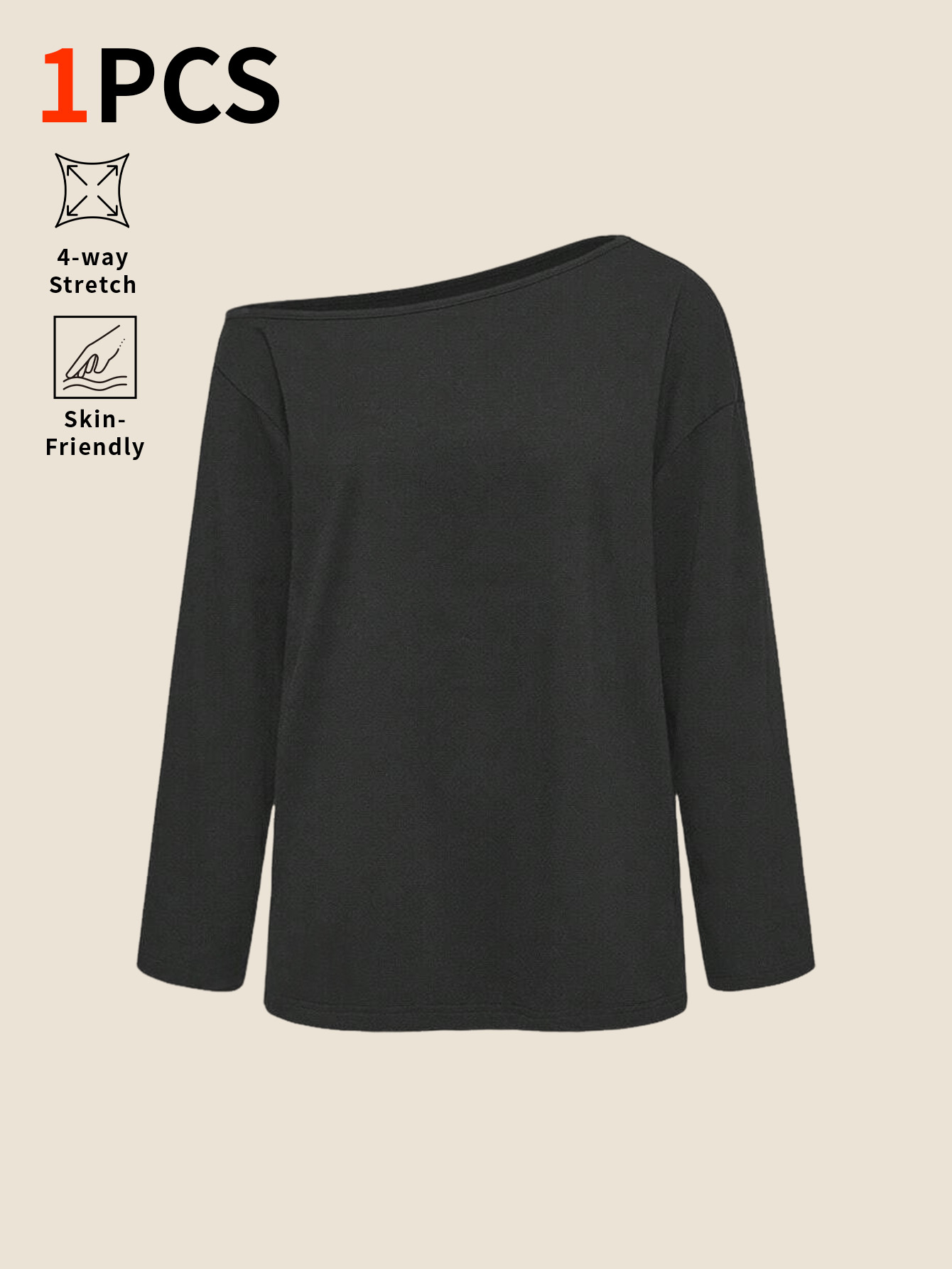 Slightly-sloped shoulder solid - Base Layer Top 评论和价格