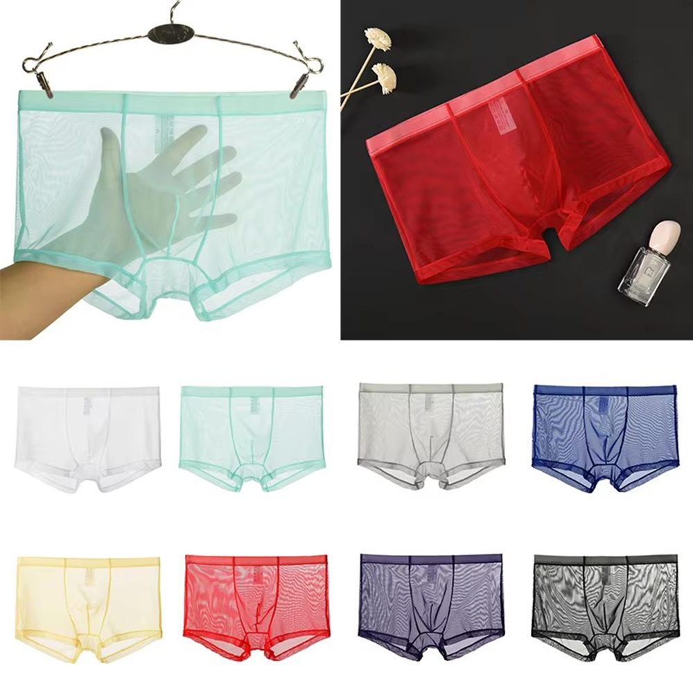 Men Sexy Transparent Boxers Su - Boxer Shorts Modal 评论和价格