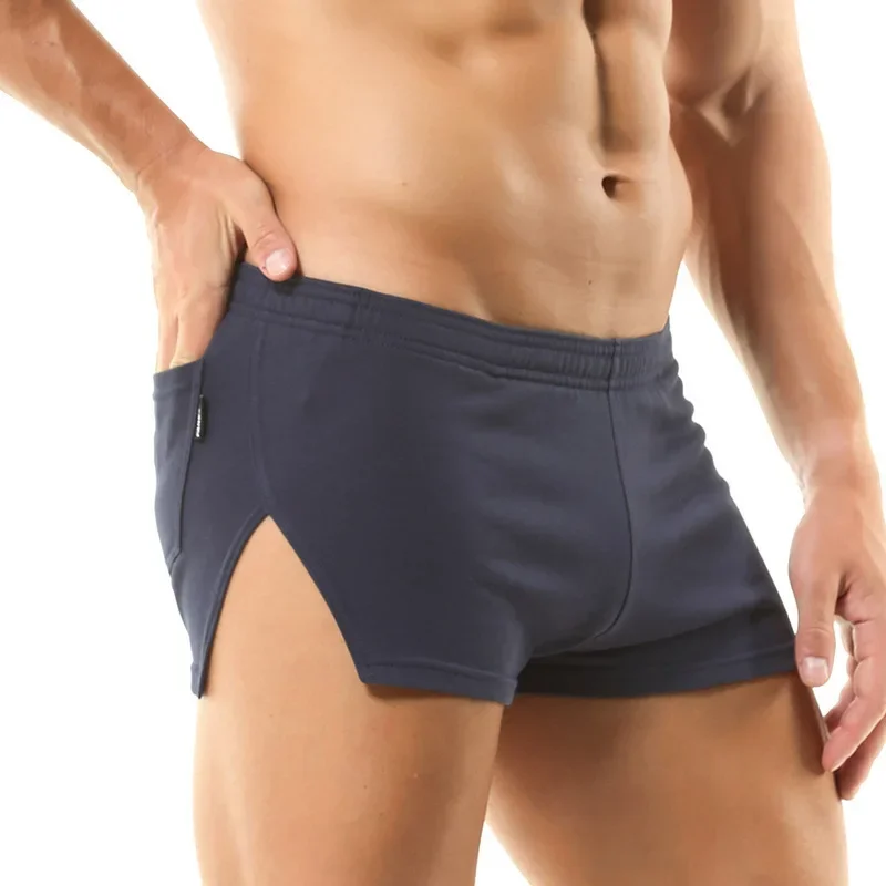 Men's Casual Shorts Solid Colo - Trunk Breathable Men 评论和价格