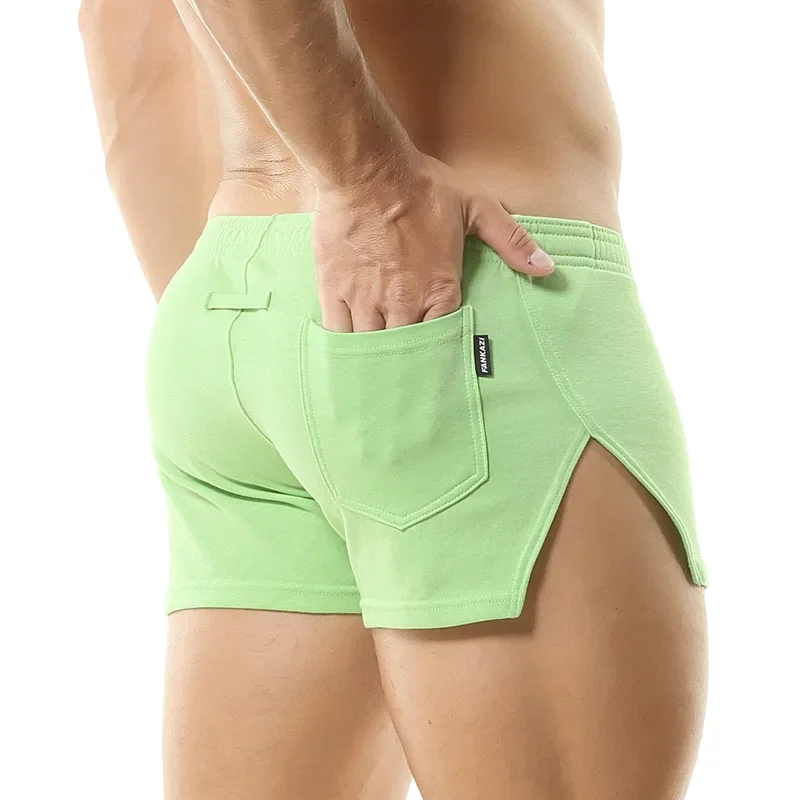 Men's Casual Shorts Solid Colo - Trunk Breathable Men 评论和价格