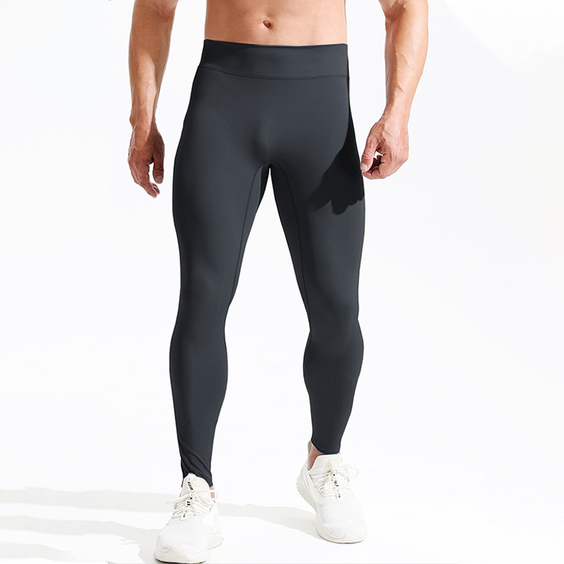 Men High Waist Compression Lon - Compression Long Pant 评论和价格