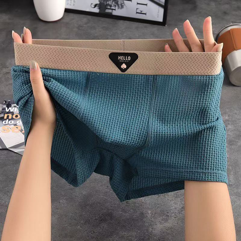 4pcs Men's Boxer Shorts Ice Si - Multi Pack Underwear 评论和价格