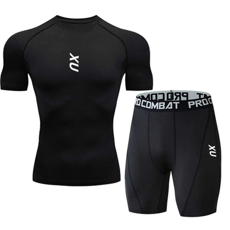 New men's running tight T-shir - T Shirt Tight Fit 评论和价格