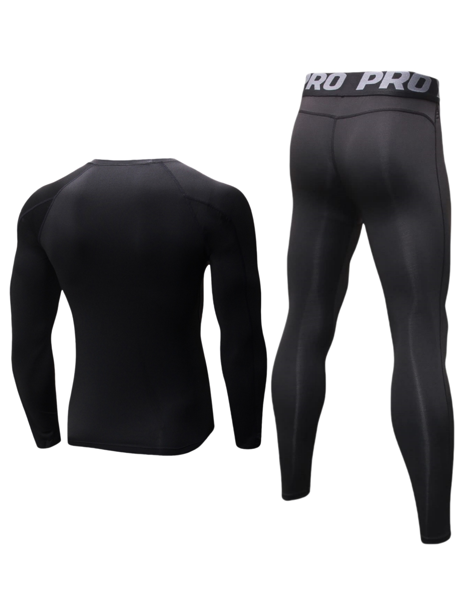 Mens Workout Compression Set P - Compression Long Pant 评论和价格