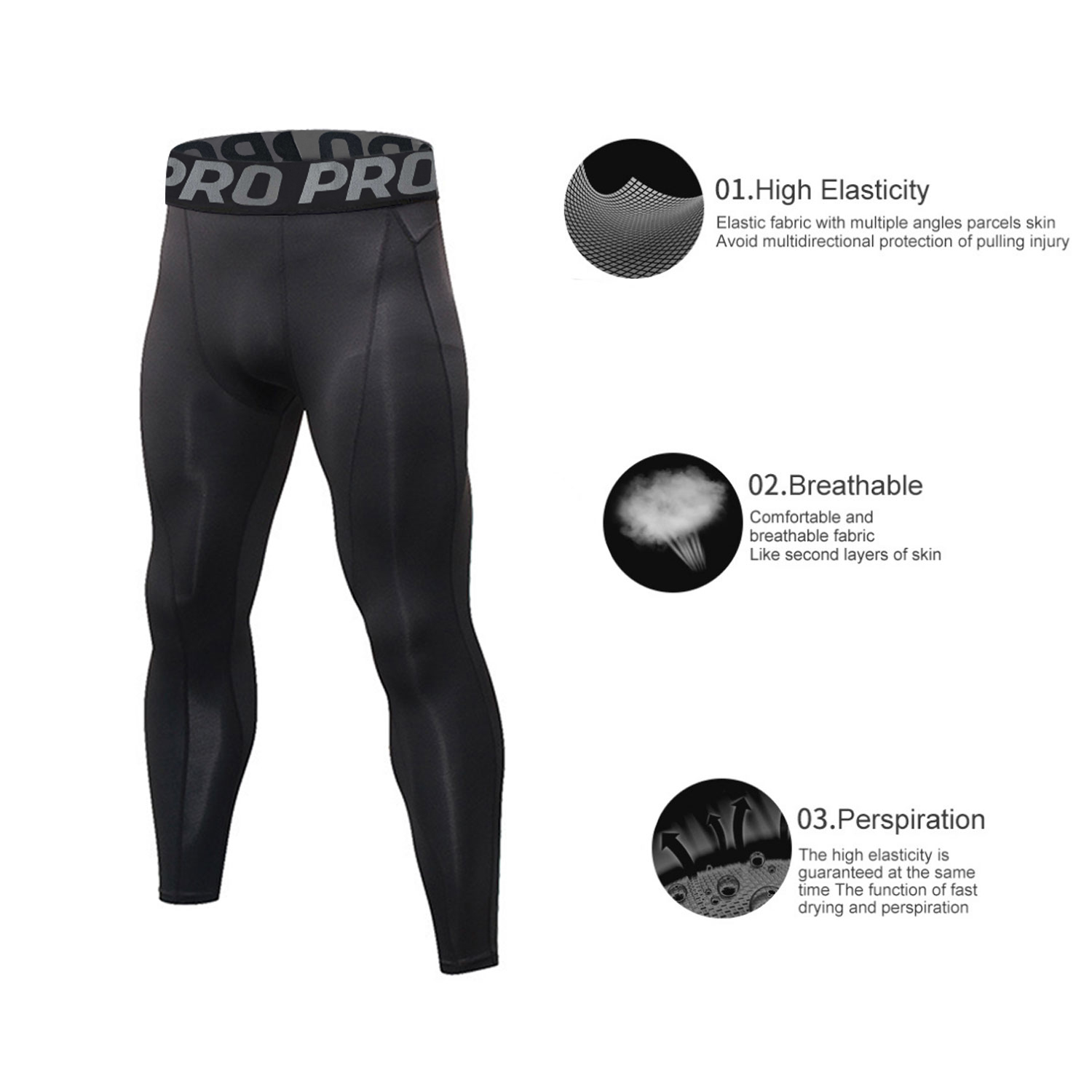 Mens Workout Compression Set P - Compression Long Pant 评论和价格