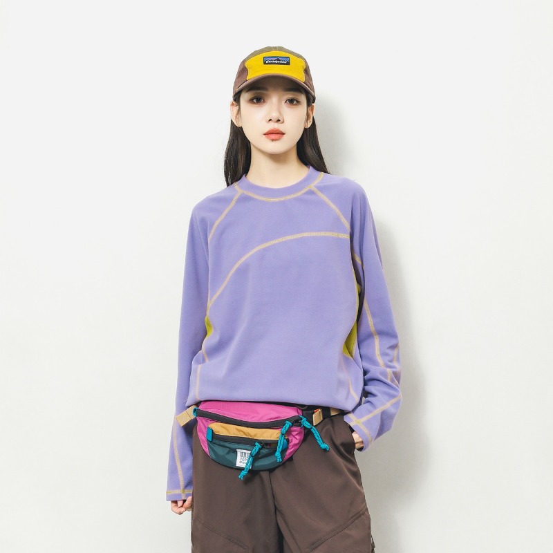 Unisex Outdoor Color Block Lon - Base Layer Top 评论和价格