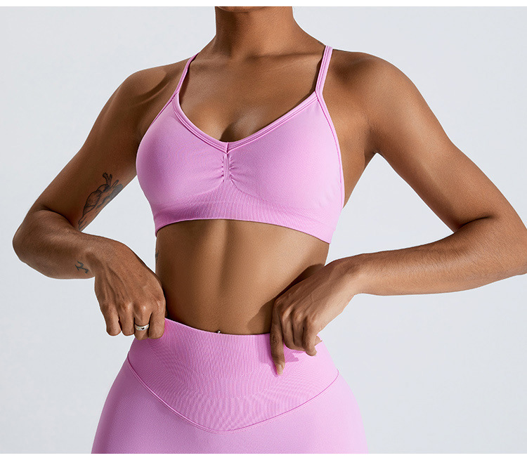 Summer Sexy Scrunch Sports Bra - Quick Dry Underwear 评论和价格