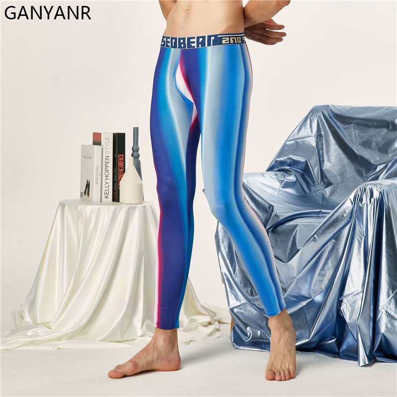 GANYANR Running Tights Men Com - Compression Long Pant 评论和价格