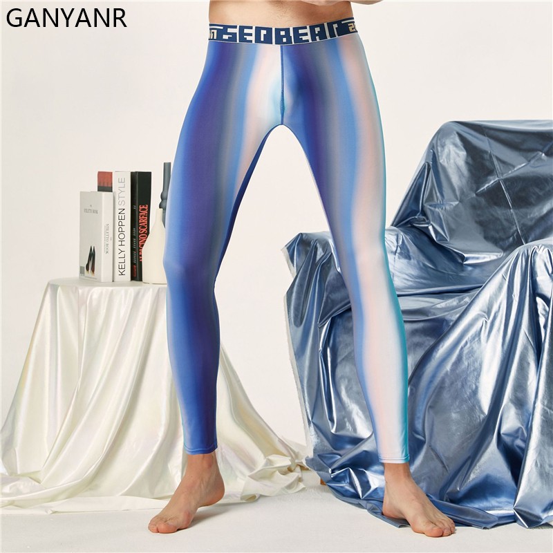 GANYANR Running Tights Men Com - Compression Long Pant 评论和价格