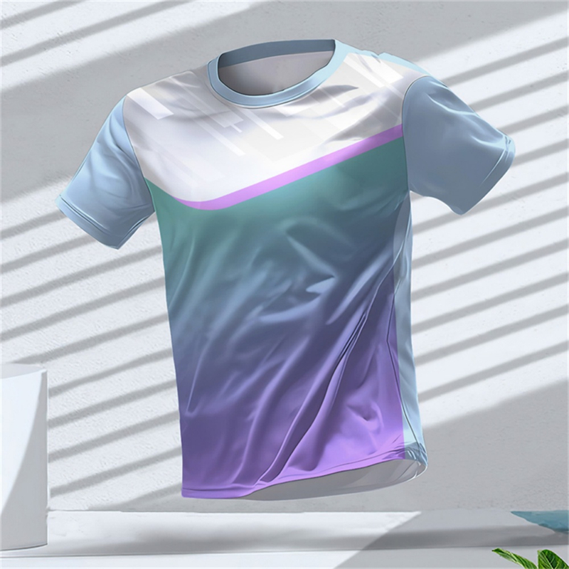 Men Sports Short Sleeve T-Shir - T Shirt Tight Fit 评论和价格