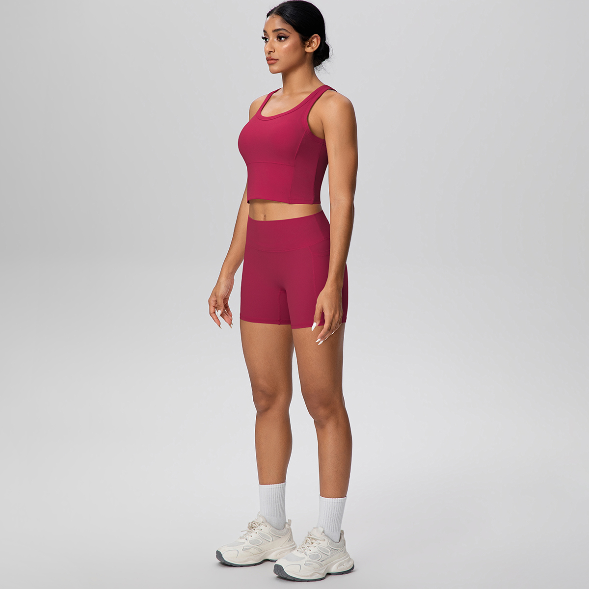 2PCS Women Summer Fitness Spor - Quick Dry Underwear 评论和价格