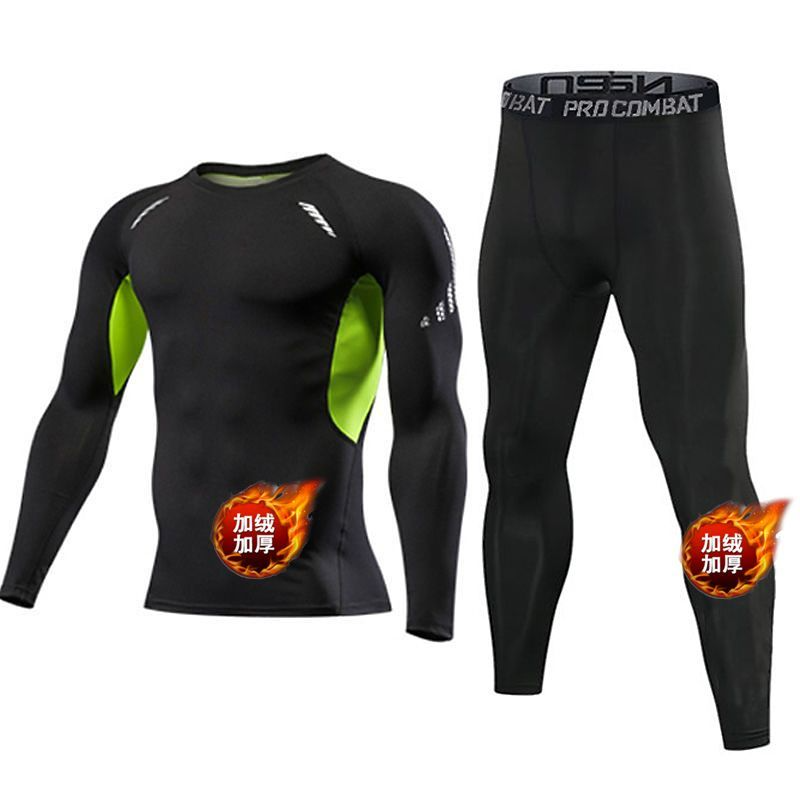 Men Fleece Lined Compression S - Compression Long Pant 评论和价格