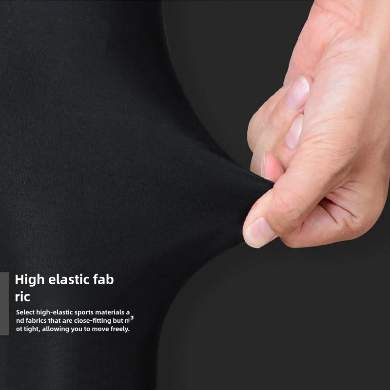 1 Pcs Men's Solid Color Compre - Compression Long Pant 评论和价格