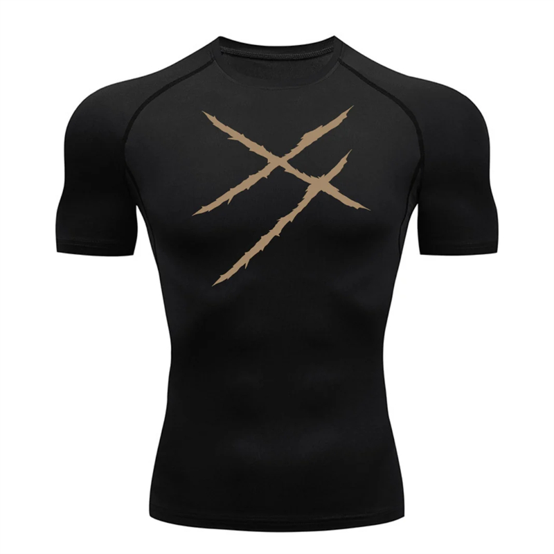 Stylish Graphic Athletic Quick - Base Layer Top 评论和价格