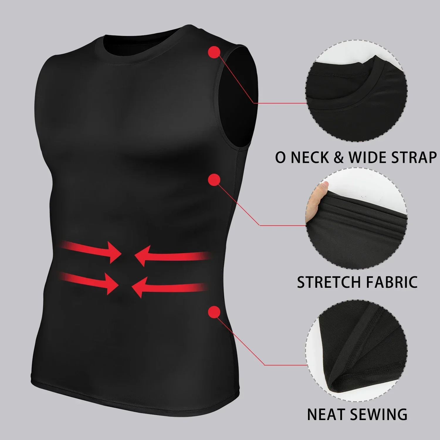 Compression Shirts Men sleevel - Base Layer Top 评论和价格