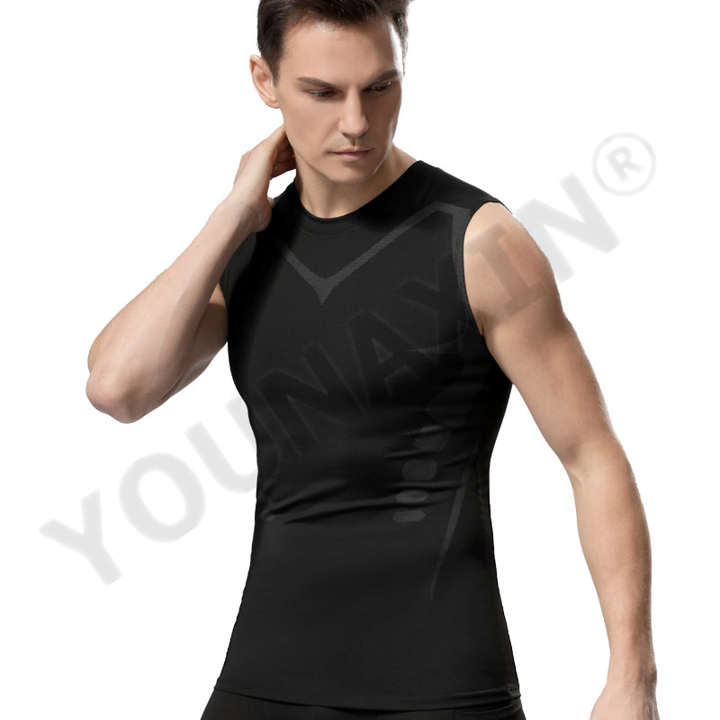 3 Pieces Men's Sleeveless T-Sh - T Shirt Tight Fit 评论和价格