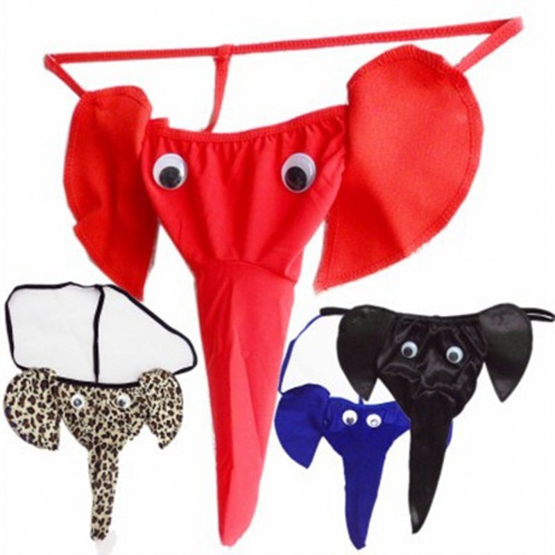 Men's Sexy Elephant Thong Unde - Trunk Breathable Men 评论和价格