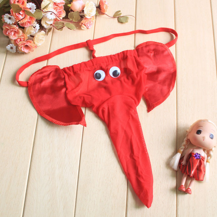 Men's Sexy Elephant Thong Unde - Trunk Breathable Men 评论和价格