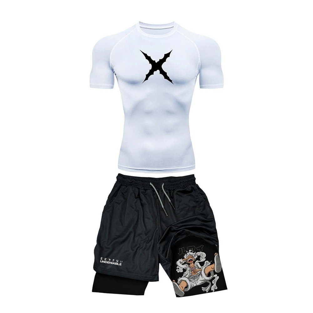 Summer New ONE PIECE Luffy Tig - T Shirt Tight Fit 评论和价格