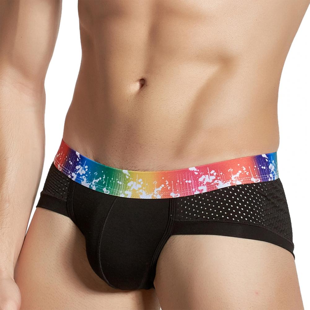 Men Briefs Soft Breathable Mes - Mesh Sport Boxer 评论和价格